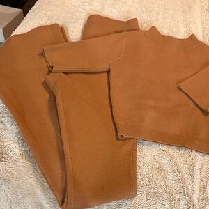 Princess Polly Tan Knit Set